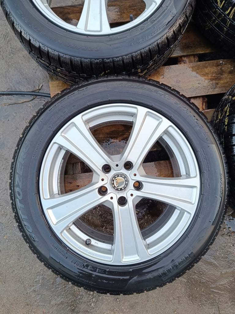 4x Alufelge 17 Zoll 7.0" 5x112 42ET Glanz Silber 8W0601025P Audi A4 B7 C5 FEL1493732103os