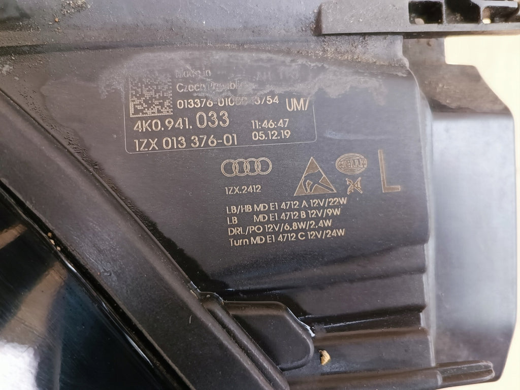 Frontscheinwerfer Audi A6 4K0941033 LED Ein Stück (Rechts oder Links) Headlight