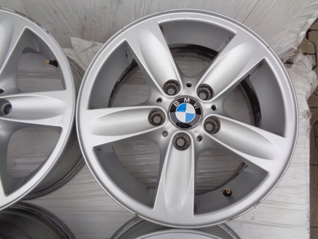 4x Alufelge 16 Zoll 7.0" 5x120 44ET Silber 6775619 BMW E88 E81 E91 E90 E82 E87 FEL9478257573jg