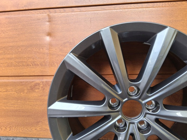 1x Alufelge 16 Zoll 6.0" 5x100 35ET Glanz Graphit 2GM071496 VW T-Cross Rim Wheel FEL9491669581zs