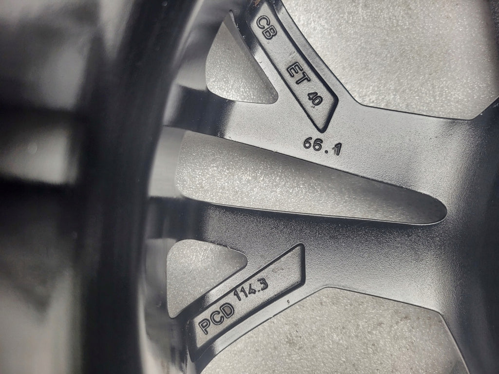 1x Alufelge 17 Zoll 7.0" 5x114.3 40ET KBA53167 Nissan 1 Kangoo Rim Wheel FEL5400671100hg