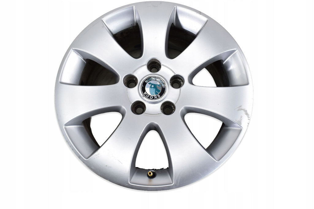 1x Alufelge 16 Zoll 7.0" 5x112 45ET Glanz Silber 3T0601025 Skoda Superb Ii FEL2008494624bt