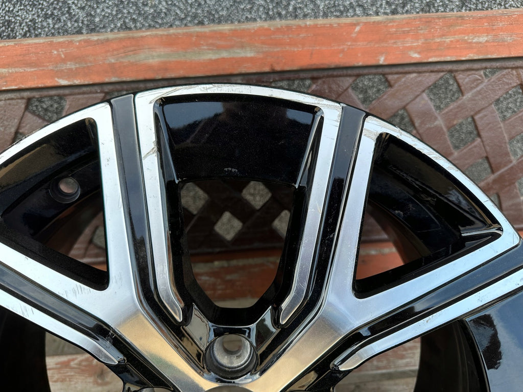 1x Alufelge 17 Zoll 7.0" 5x108 40,5ET Glanz Schwarz 32271987 Volvo S60 V60