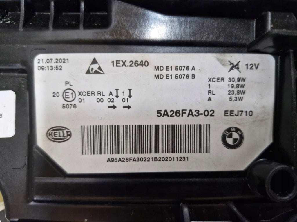 Frontscheinwerfer BMW 5 G31 G30 5A26FA3 LED Links Scheinwerfer Headlight SCH3306338301vp
