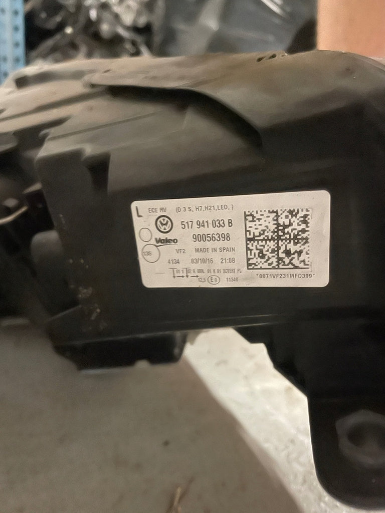 Frontscheinwerfer VW Golf Sportsvan 517941034B LED Ein Stück (Rechts oder Links) SCH5846711129ms