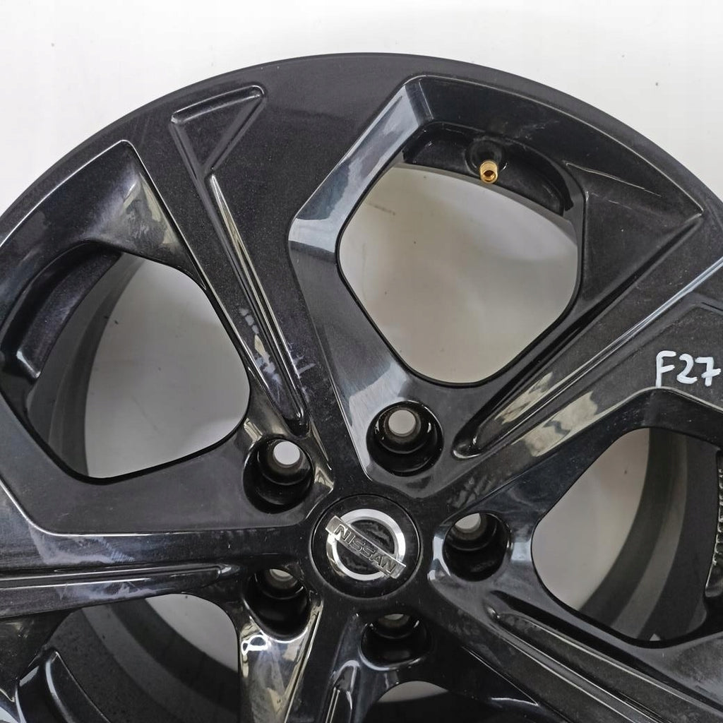 1x Alufelge 17 Zoll 7.0" 5x114.3 45ET Glanz Schwarz KE409-4C200 Nissan Juke FEL1669046466ck