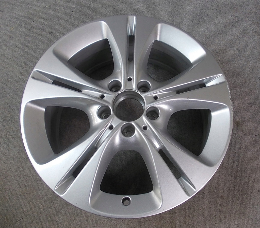 1x Alufelge 17 Zoll 7.0" 5x112 48,5ET Matt Silber A2054014300 Mercedes-Benz