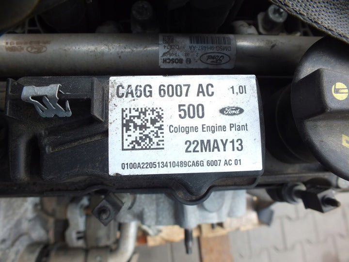 Motor Ford Fiesta I P4JB P4JA 1.0 108TKm 2013 Benzin Engine Komplett MOT3337664907eo