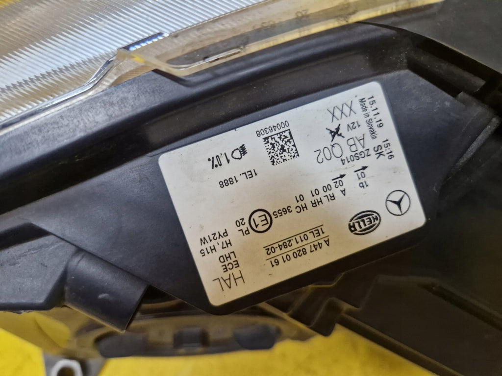 Frontscheinwerfer Mercedes-Benz Vito A4478200161 Ein Satz Scheinwerfer Headlight SCH3857442867yj