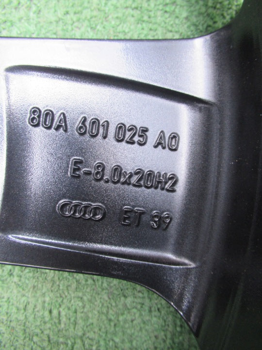 1x Alufelge 20 Zoll 8.0" 5x112 39ET 80A601025AQ Audi Rim Wheel FEL2675027348xw