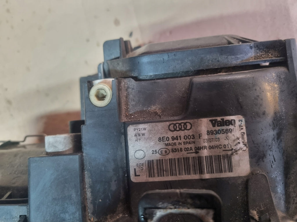 Frontscheinwerfer Audi A4 B6 8E0941003F Links Scheinwerfer Headlight