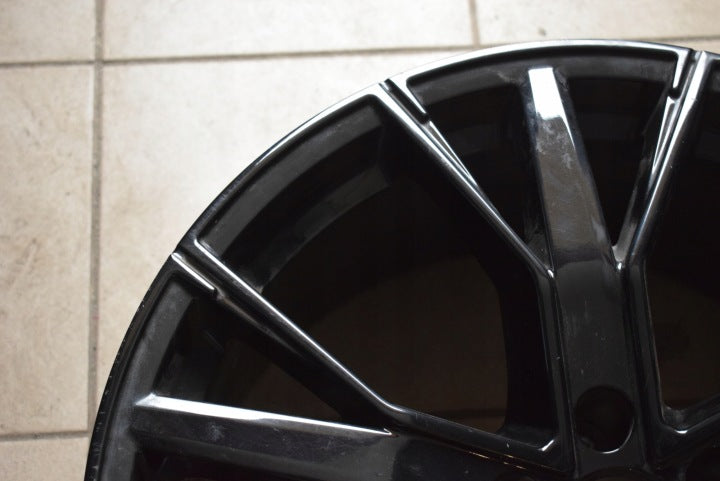 1x Alufelge 20 Zoll 9.0" 5x112 20ET Glanz Schwarz Rim Wheel FEL4589525467uu