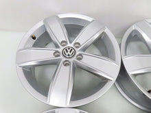 Laden Sie das Bild in den Galerie-Viewer, 4x Alufelge 17 Zoll 6.5" 5x112 41ET Glanz Silber 3G0071497B VW Tiguan Golf I FEL9262605591si
