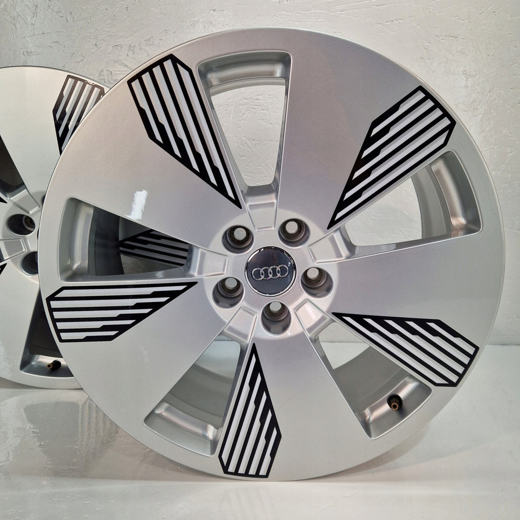 4x Alufelge 19 Zoll 8.0" 5x112 34ET Glanz Silber 4KE601025L Audi Rim Wheel FEL5457408092dp