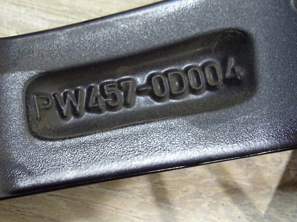 1x Alufelge 16 Zoll 6.0" 5x100 50ET Glanz Schwarz PW457-0D004 Toyota 4 Yaris