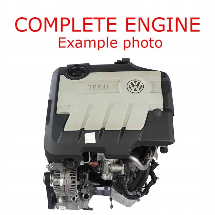 Motor VW Passat Golf CBDC 2.0 TDI 110PS 81kW 129TKm Diesel Engine Unkomplett MOT9517121719yv