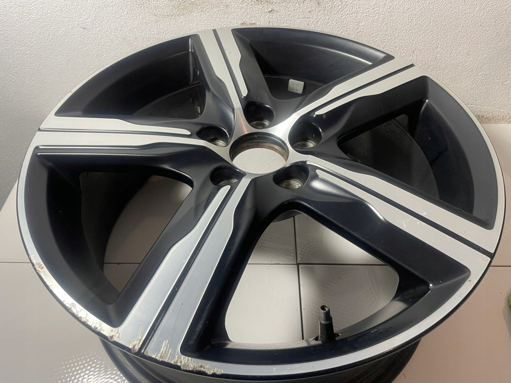 1x Alufelge 17 Zoll 7.0" 5x108 50ET Matt Schwarz 31423871 Volvo V40 Rim Wheel FEL6567105379kg