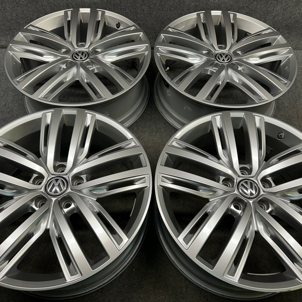 4x Alufelge 19 Zoll 7.0" 5x112 43ET Glanz Silber 5NA601025N VW Tiguan Rim Wheel FEL6684127630vh