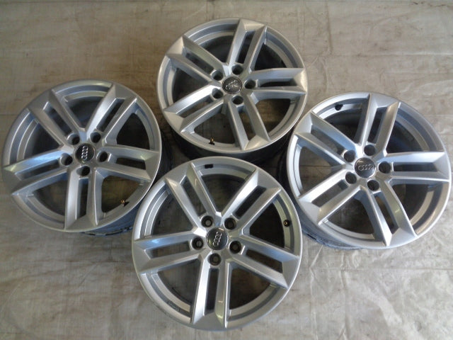 4x Alufelge 17 Zoll 7.5" 5x112 38ET Glanz Silber 8W0601025E Audi A4 Rim Wheel FEL2507568671rl