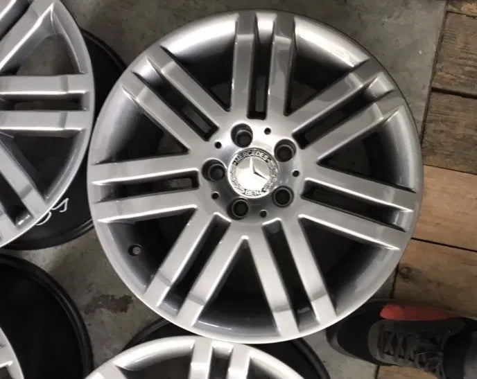 4x Alufelge 17 Zoll 7.5" 5x112 47ET W2044010502 Mercedes-Benz W204 Rim Wheel FEL8590328118fd