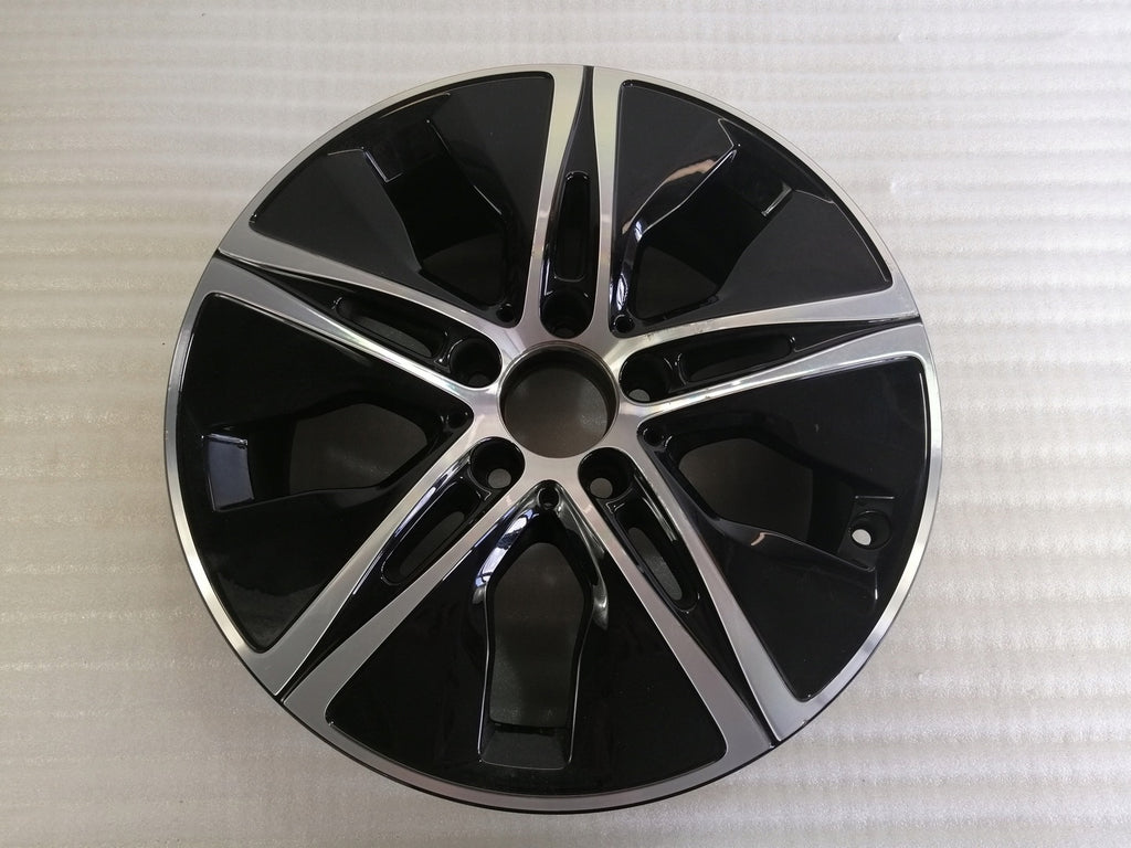 1x Alufelge 17 Zoll 7.0" 5x112 Glanz A2054019000 Mercedes-Benz Rim Wheel