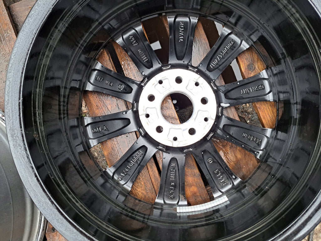 1x Alufelge 18 Zoll 6.5" 5x112 44 5ET A2434010000 Mercedes-Benz Eqb X243 FEL3741211151az