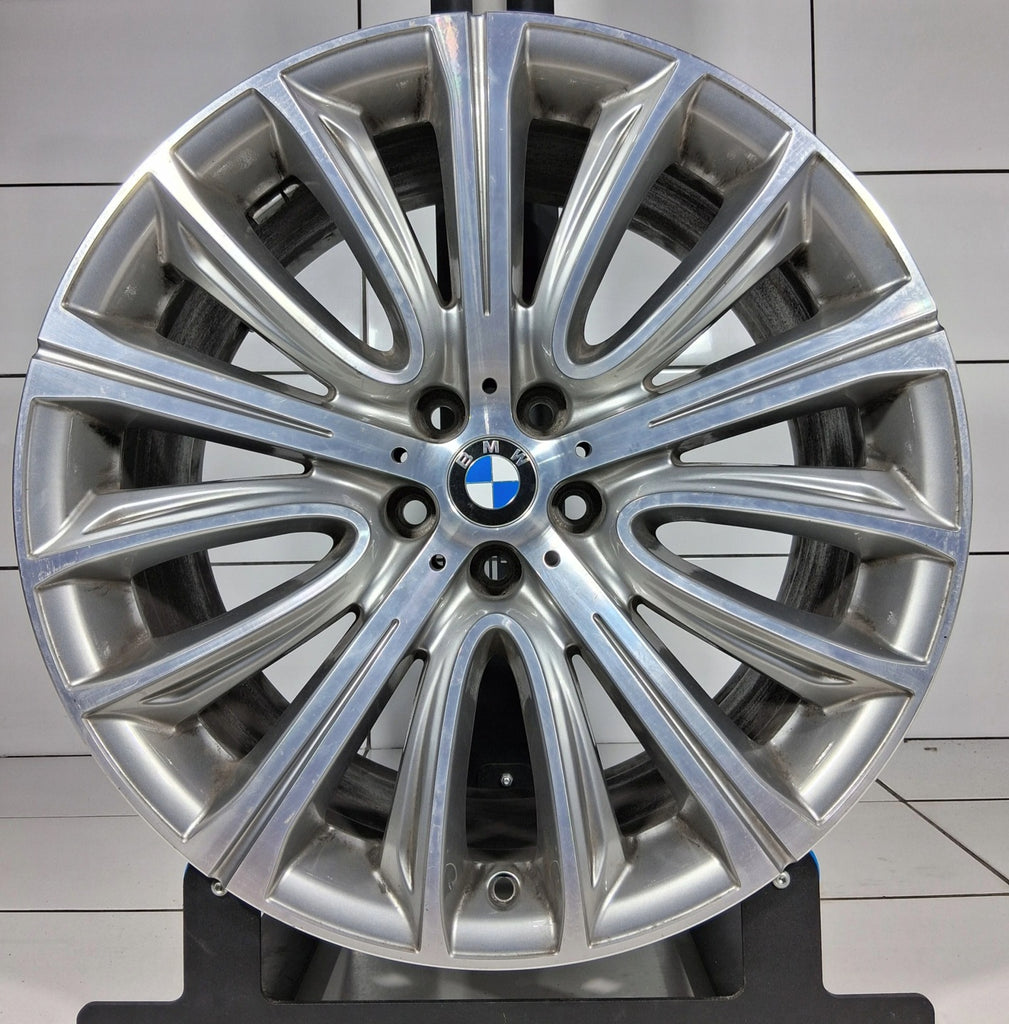 1x Alufelge 20 Zoll 10.0" 5x112 41ET Glanz Grau 6863111 BMW G32 G11 G12 FEL6308671020aa