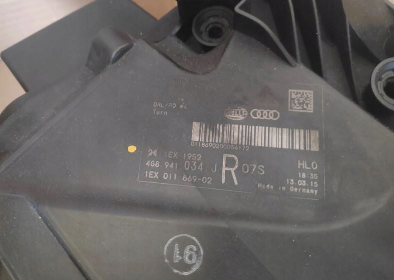 Frontscheinwerfer Audi 4G8941034J LED Rechts Scheinwerfer Headlight