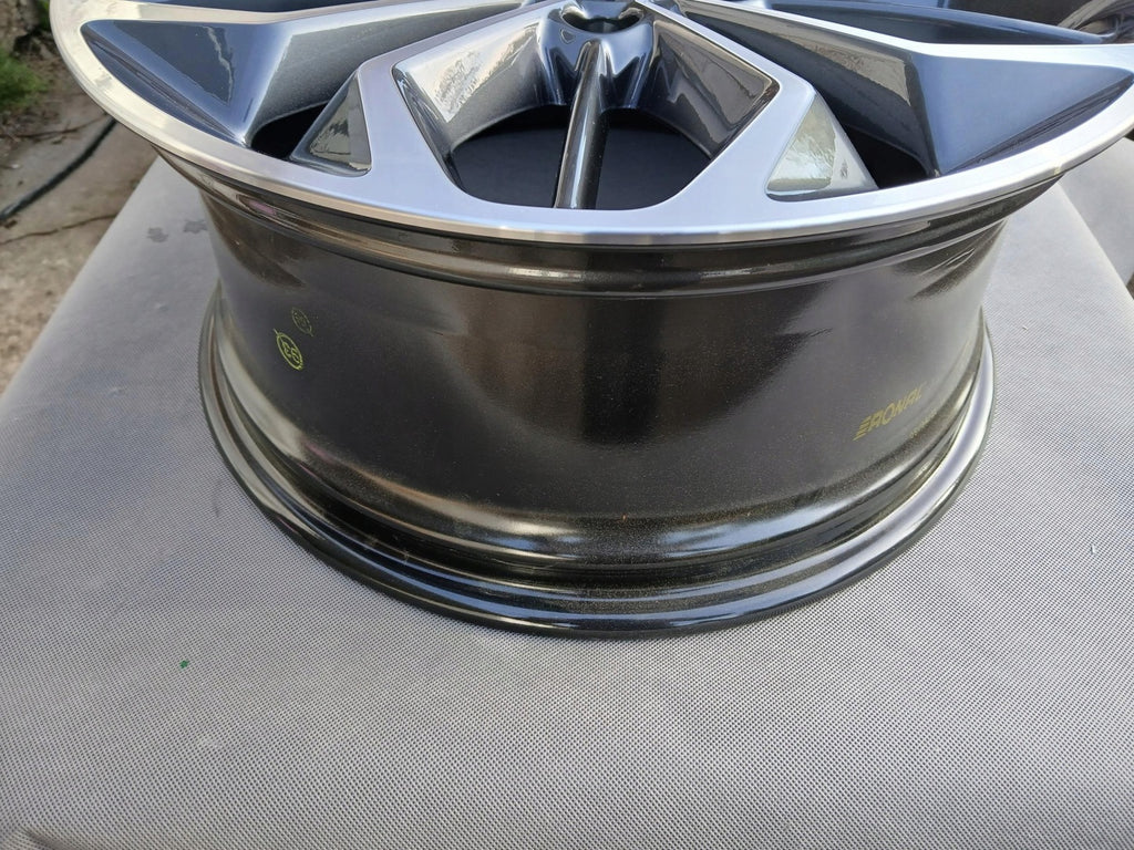 1x Alufelge 18 Zoll 8.0" 5x108 55ET Matt Schwarz JX7C-S1 Ford Focus Rim Wheel FEL4847949575rb