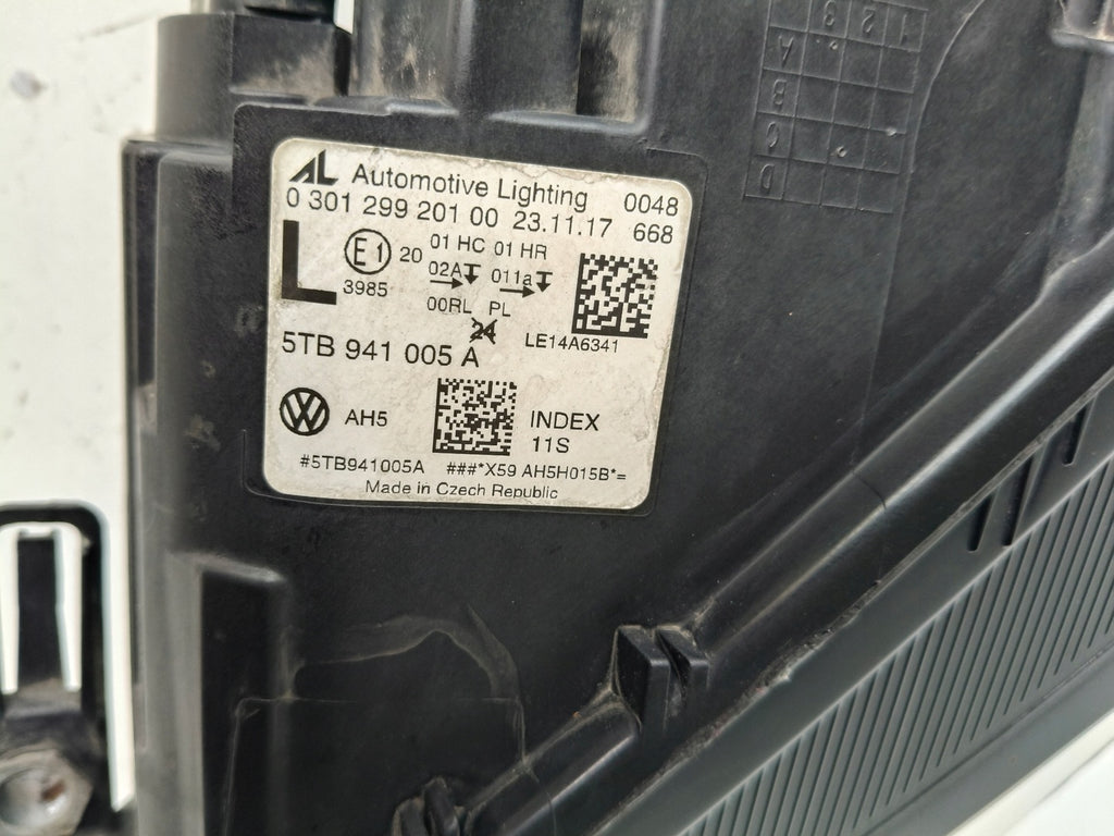 Frontscheinwerfer VW Touran 5TB941005A Ein Stück (Rechts oder Links) Headlight SCH2202070949bp