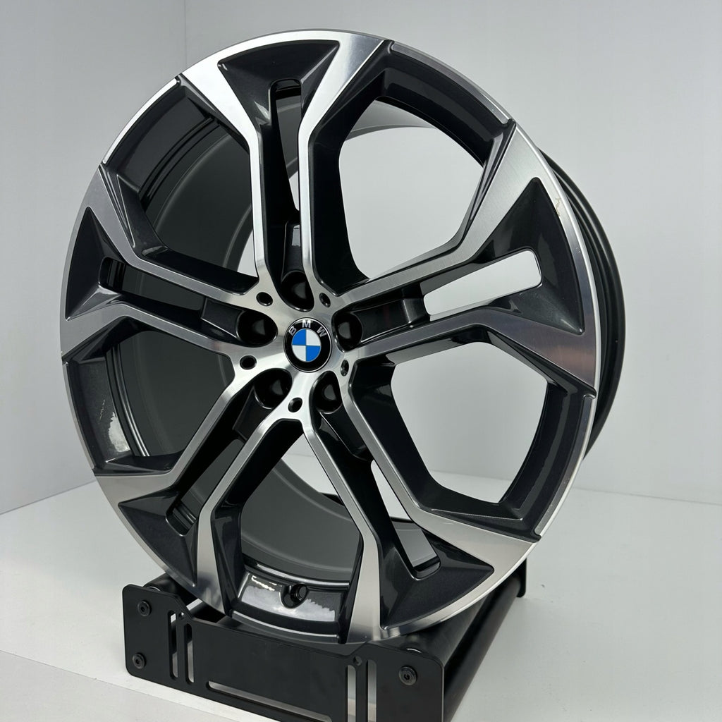 1x Alufelge 21 Zoll 10.5" 5x112 43ET Glanz Graphit 6885460GRE BMW G05 G06 Mg FEL9352172438bj