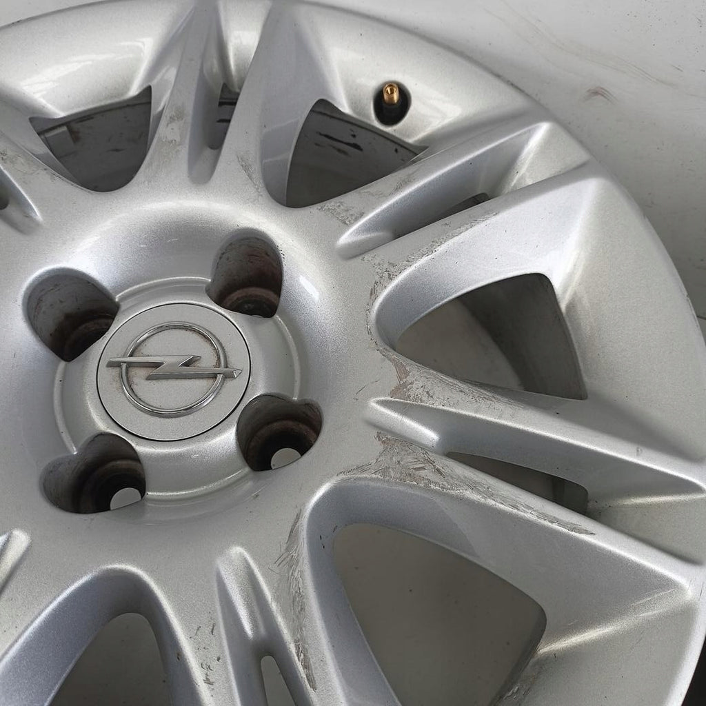 4x Alufelge 16 Zoll 6.0" 4x100 40ET Glanz Silber Opel Corsa E D Rim Wheel FEL4014330571zu