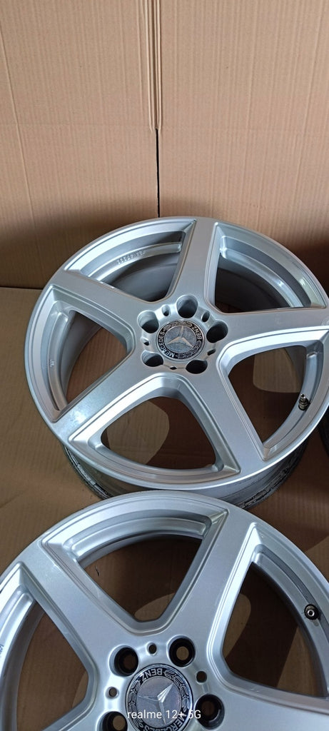 4x Alufelge 17 Zoll 7.5" 5x112 37ET Glanz Silber FRE75737B61-0 Rim Wheel FEL7169414779nf