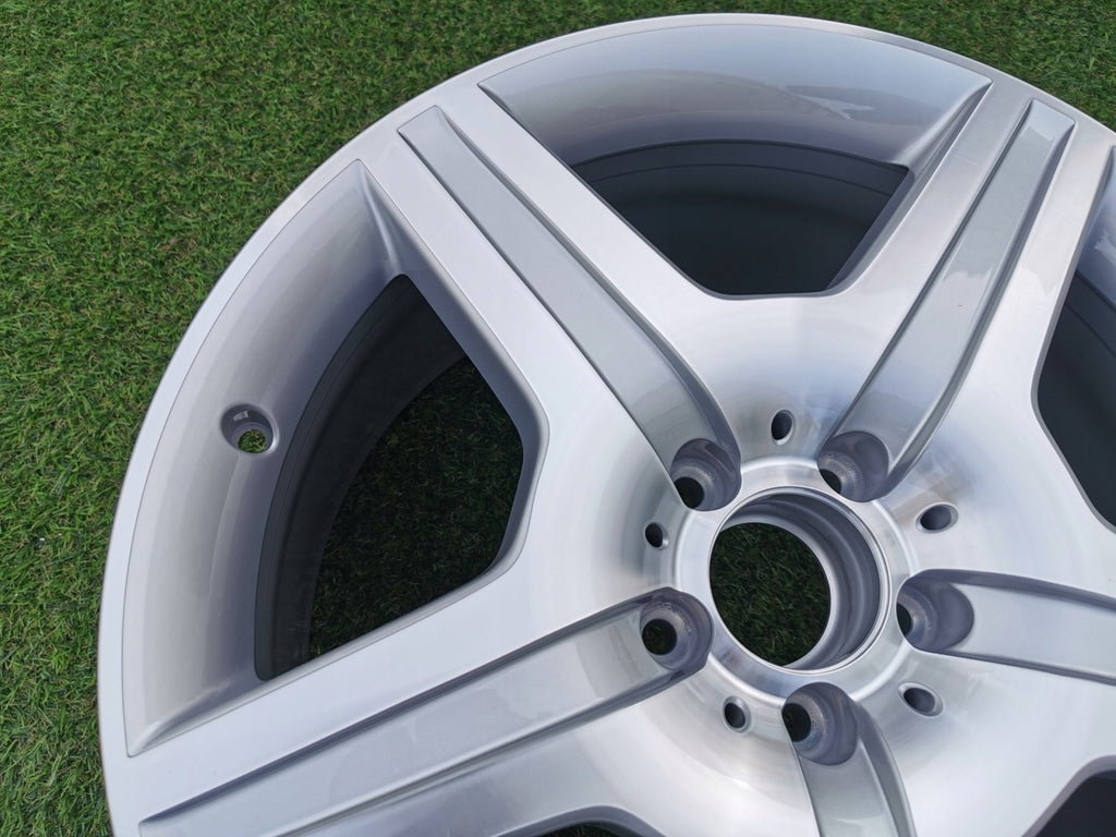 1x Alufelge 19 Zoll 9.5" 5x112 46ET Glanz Silber A1644011902 Mercedes-Benz Amg FEL5294078780ej