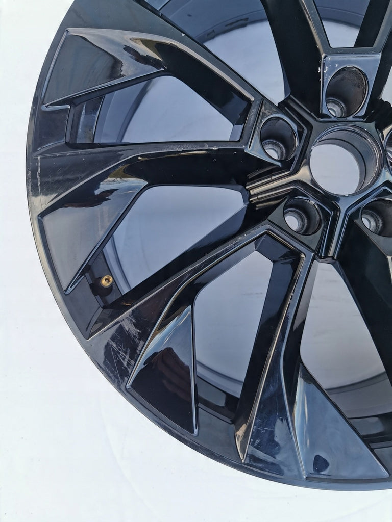 1x Alufelge 19 Zoll 7.0" 5x112 43ET Glanz Schwarz 565601025AJ Skoda Kodiaq