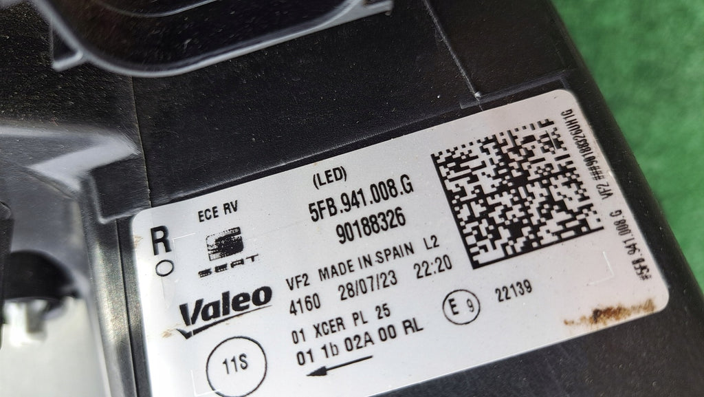 Frontscheinwerfer Seat Leon 5FB941008G Full LED Rechts Scheinwerfer Headlight