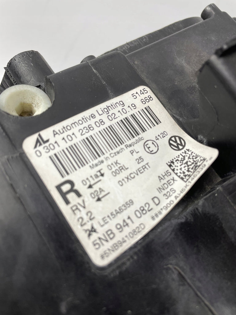 Frontscheinwerfer VW Tiguan 5NB941082 Rechts Scheinwerfer Headlight SCH6290559001ou