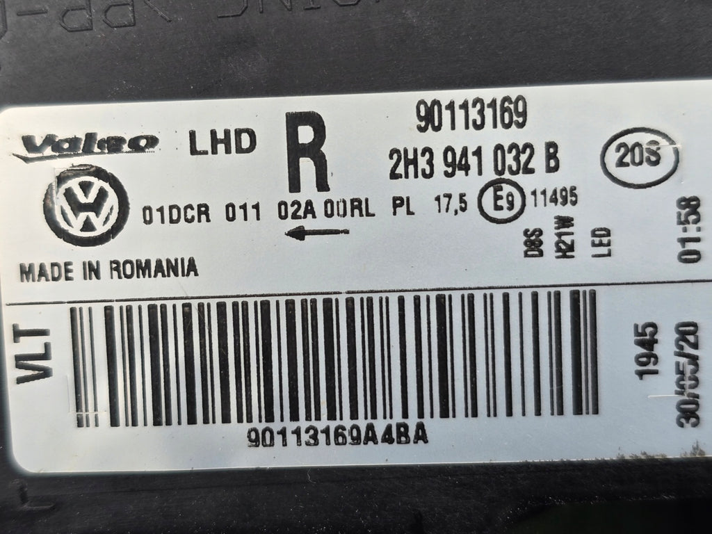 Frontscheinwerfer VW Amarok 2H3941032B Rechts Scheinwerfer Headlight SCH2775757062ah