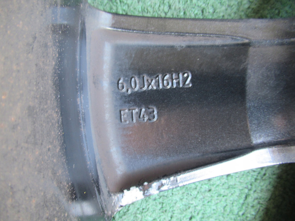 1x Alufelge 16 Zoll 6.0" 5x112 43ET Glanz Schwarz 57A601025S- Skoda Kodiaq FEL3683764101wb