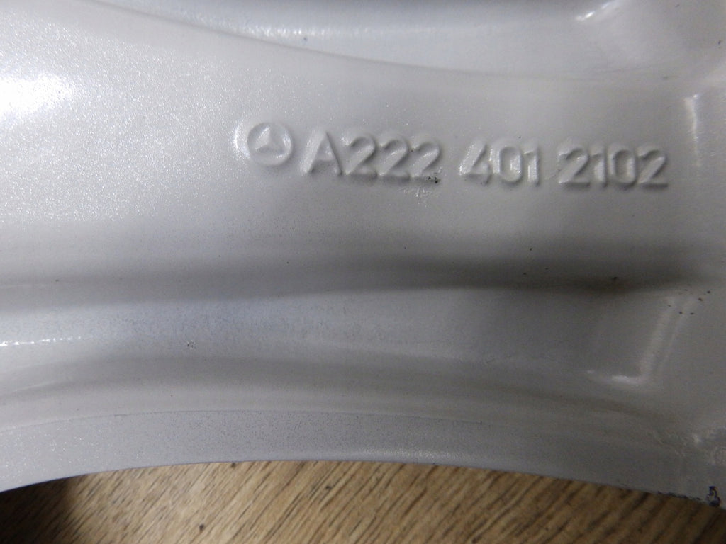 1x Alufelge 19 Zoll 8.5" 5x112 36ET Matt Silber A2224012102 Mercedes-Benz