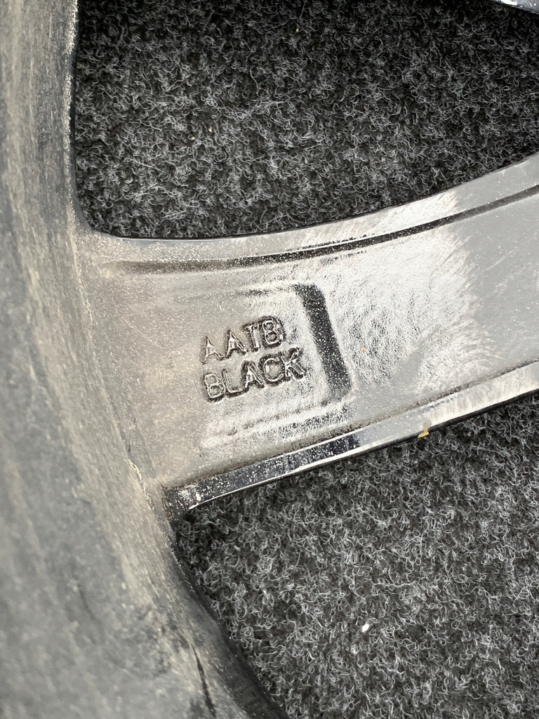 1x Alufelge 16 Zoll 6.5" 4x100 40ET Glanz Schwarz OPO72 Opel Corsa D Rim Wheel