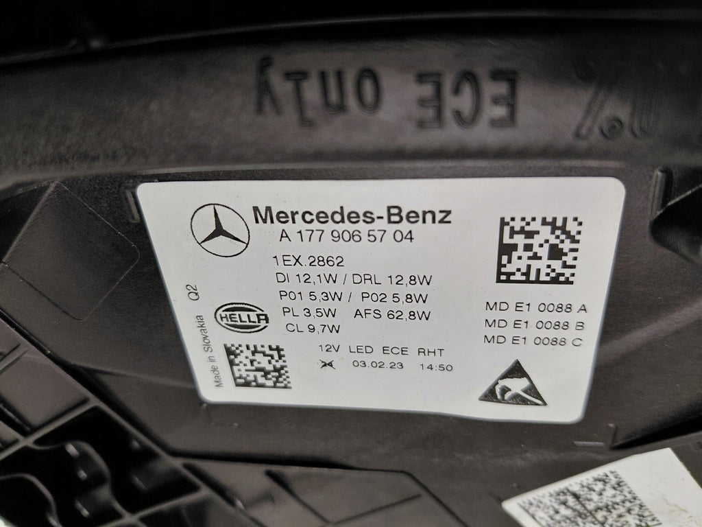 Frontscheinwerfer Mercedes-Benz W177 A1779065704 Links Scheinwerfer Headlight SCH4929366634ds