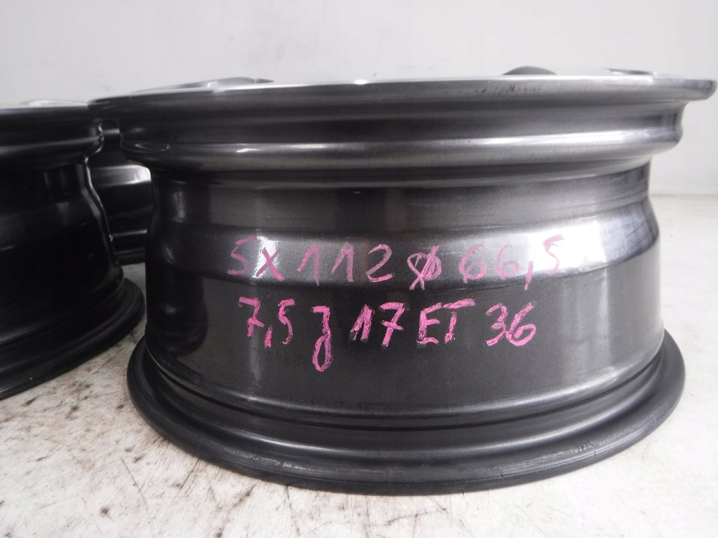 4x Alufelge 17 Zoll 7.5" 5x112 36ET A2534010600 Mercedes-Benz Cla Glc Gla FEL3875644255bk