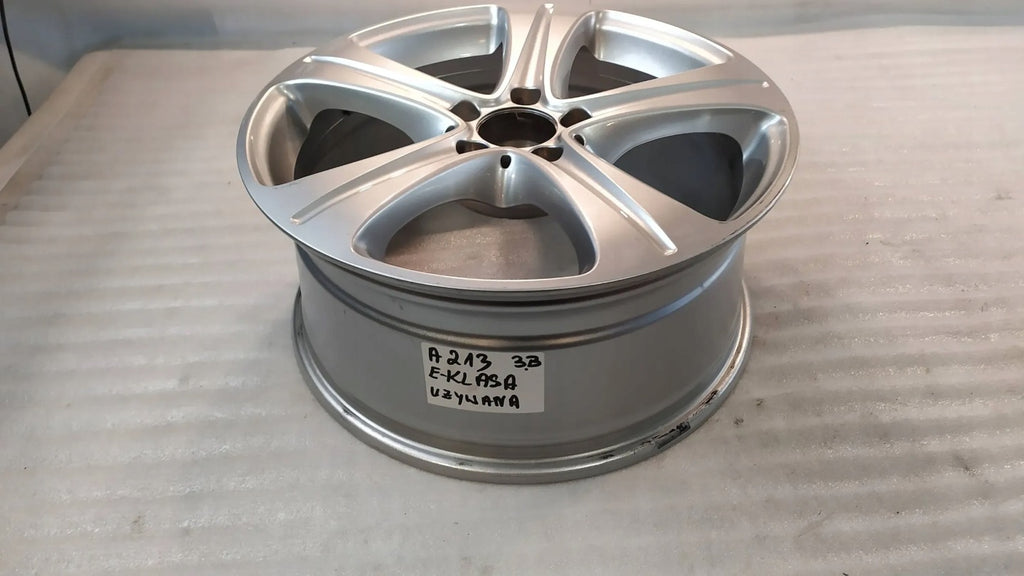 1x Alufelge 18 Zoll 8.0" 5x112 43ET Glanz Silber A2134011400 Mercedes-Benz W213 FEL9293957612ze
