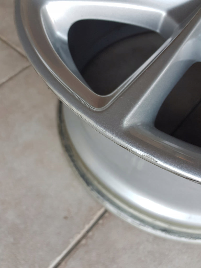 1x Alufelge 16 Zoll 7.0" 5x108 50ET Glanz Silber F1EC-1007-A1A Ford Focus C-Max FEL7177110470bm