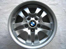 Load image into Gallery viewer, 1x Alufelge 16 Zoll 7.0&quot; 5x120 34ET Glanz Silber 6765762 BMW E46 E91 E90