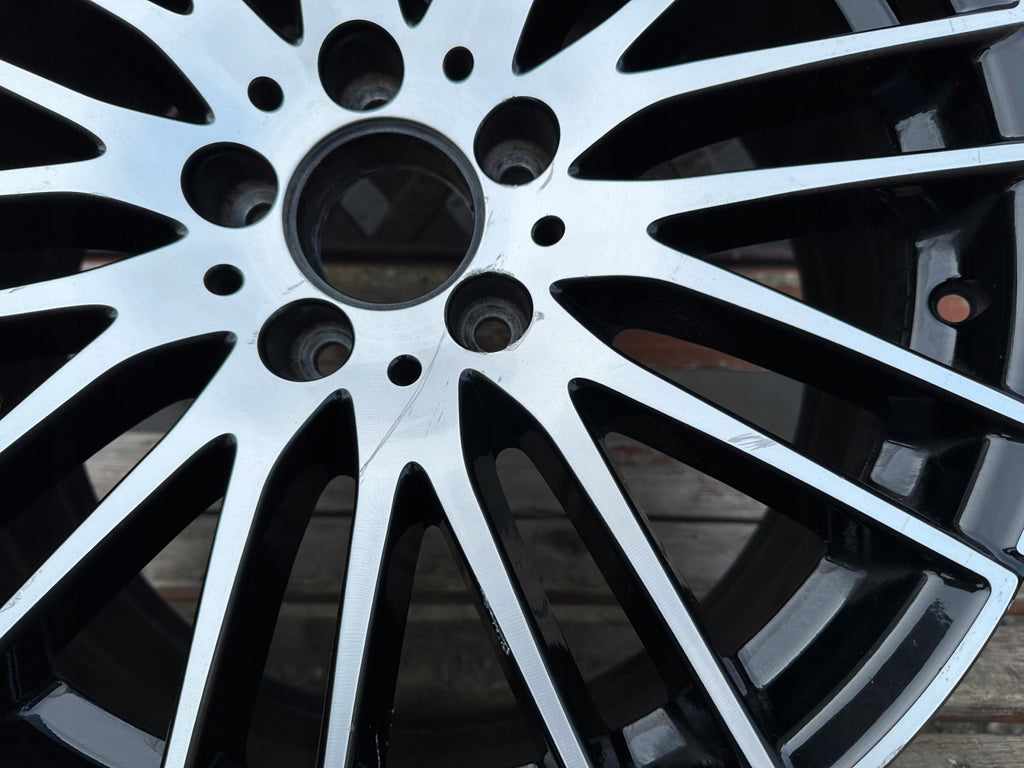 1x Alufelge 18 Zoll 7.5" 5x112 40ET Glanz Schwarz A2064014900 Mercedes-Benz W206 FEL2250262260zm