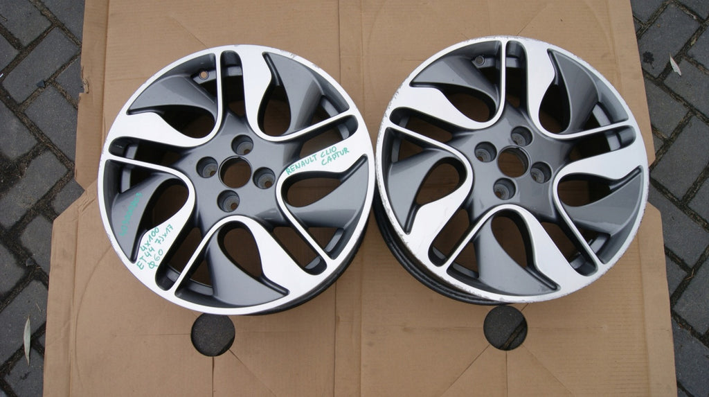 1x Alufelge 17 Zoll 7.0" 4x100 403000803 Renault Captur Rim Wheel FEL1580466056qu