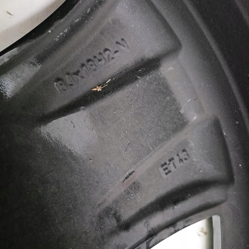 1x Alufelge 18 Zoll 8.0" 5x112 43ET Glanz Schwarz A2134013700 Mercedes-Benz FEL5639436250zw