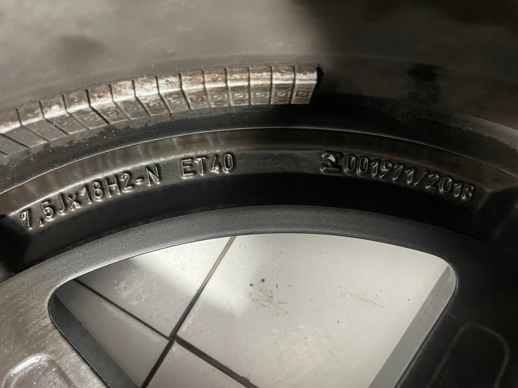 1x Alufelge 18 Zoll 7.5" 5x112 40ET A2064011700 Mercedes-Benz W206 Rim Wheel FEL2406582106fa